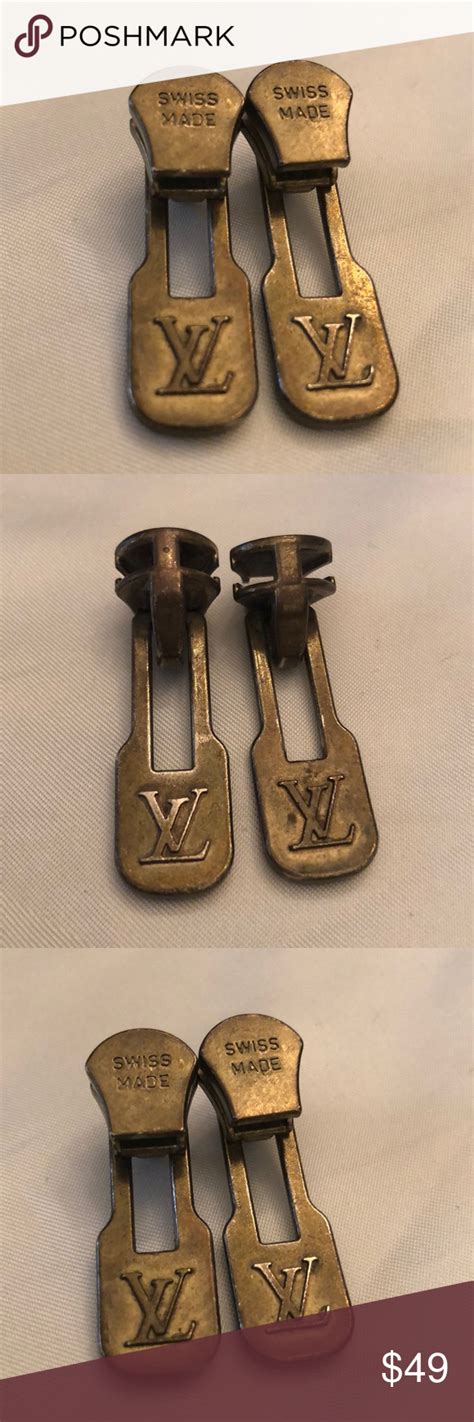 authentic Louis Vuitton zipper pulls